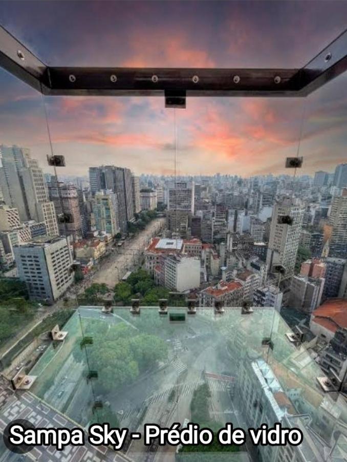 Studio Flex Com Garagem E Piscina No Centro De Sp 상파울루 외부 사진