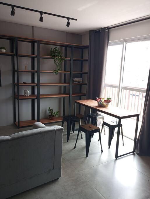 Studio Flex Com Garagem E Piscina No Centro De Sp 상파울루 외부 사진